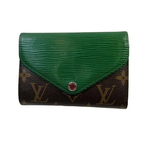 Louis Vuitton Monogram x Epi Portefeuille Marie Lou Compact M60492 Wallet Tri... - Picture 1 of 9